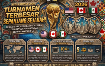 Piala Dunia 2026 Akan Jadi Ajang Sepak Bola Terbesar dalam Sejarah Dunia